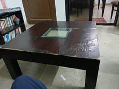 2 wooden center table