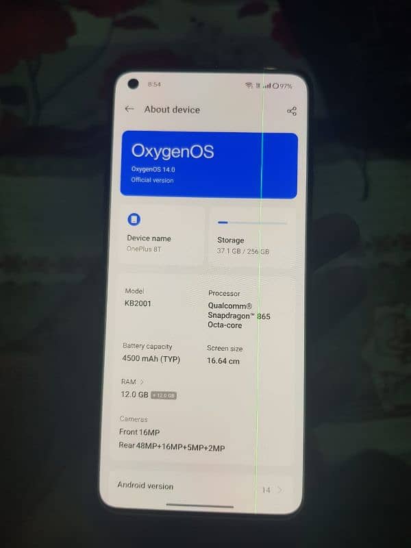 oneplus 8t 12gb 256gb read add 3