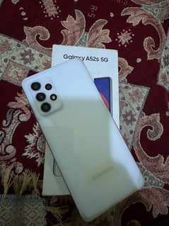 samsung A52s 5g phone. white colour  PTA proved