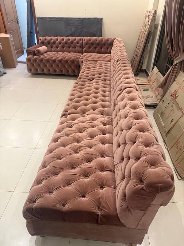 10 Seater Excellent Quality L shape Sofa 0