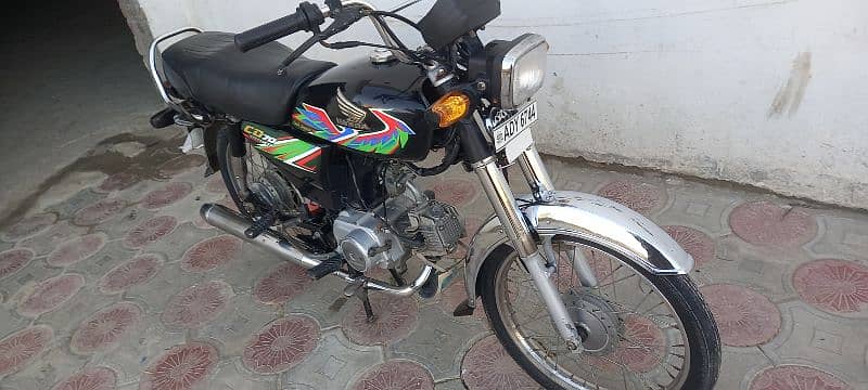 Honda CD70 2021 model urgent sale number 03008040075 10