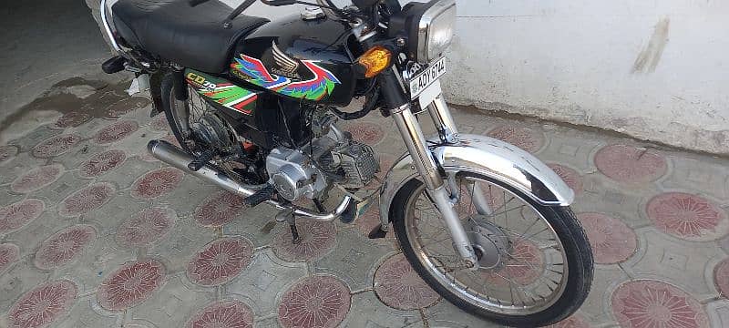 Honda CD70 2021 model urgent sale number 03008040075 11