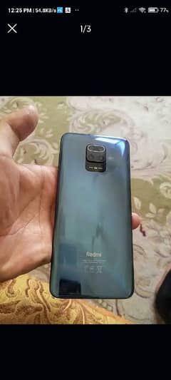 redmi note 9 pro non pta all ok 6/128 with charger cover