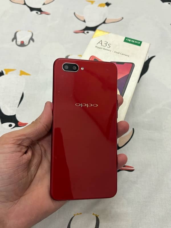 Oppo A3s with box 1