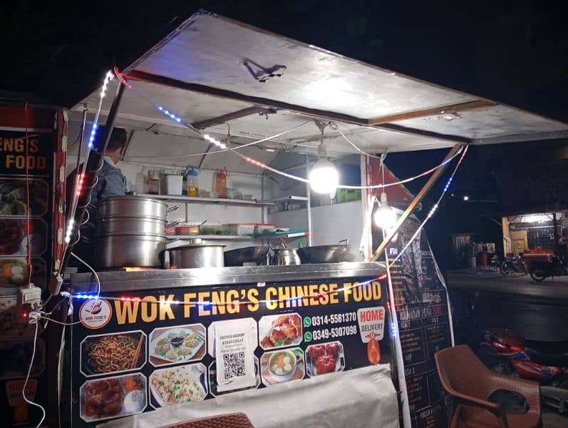 Running Chinese Food Cart for sale on Rickshaw Taz raftar 1