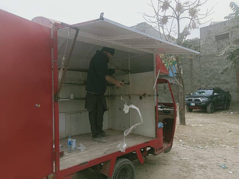 Running Chinese Food Cart for sale on Rickshaw Taz raftar 6