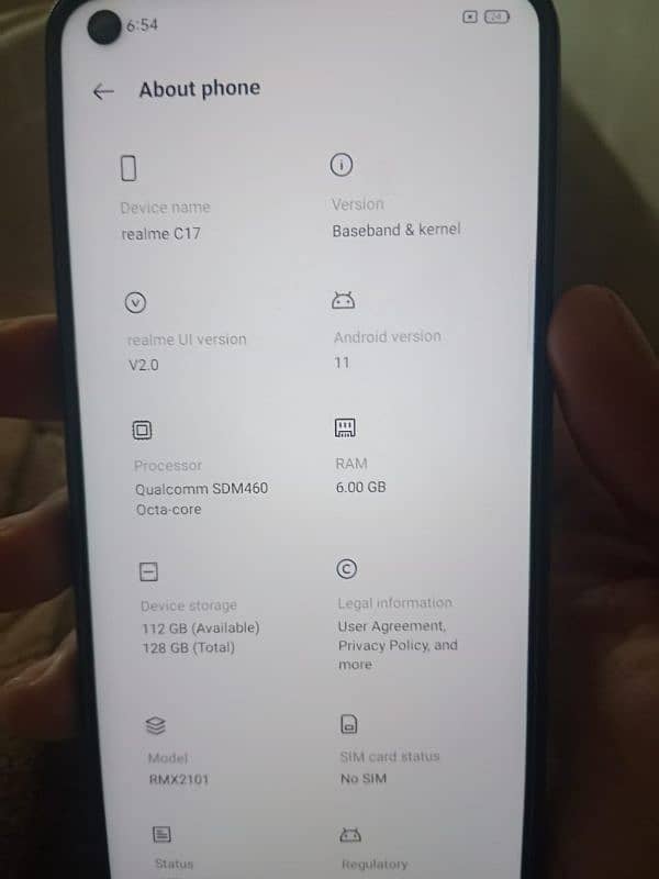 realme c17 6/128 condition 10/9 bilkul ok phone hai only phone hai 5