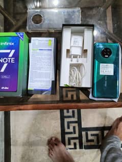 Infinix note 7 complete box