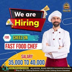 Fast Food chef & Helper required