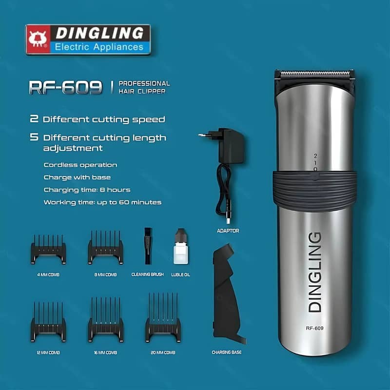 Dingling RF-609 Professional Hair Clipper 2