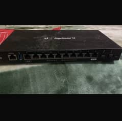 Ubiquiti EdgeRouter 12 – 12-Port with PoE Passthrough and 2 SFP Ports