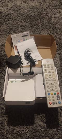 3 PTCL smart TV device with accessories and box