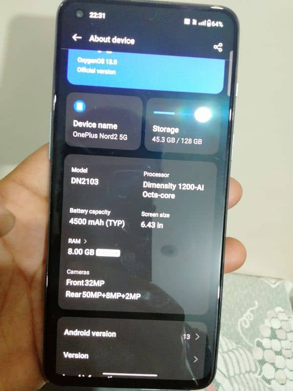 One Plus Nord2 5G in 10/10 condition 6