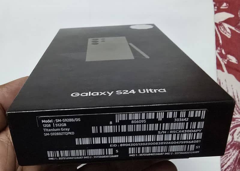 Samsung S24 ultra 12/512GB, official PTA 2