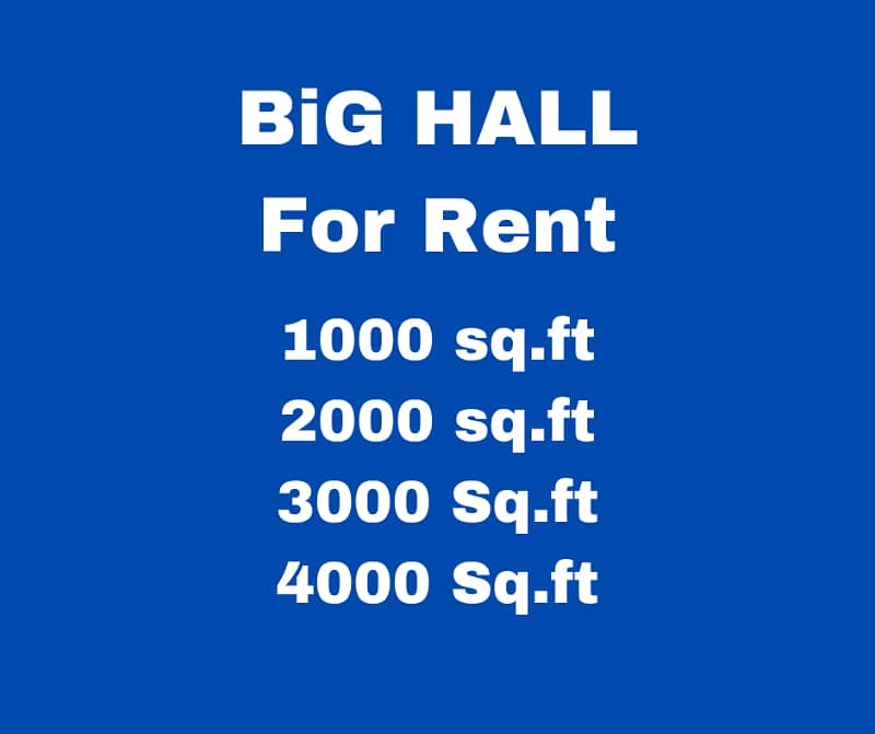 4000 sq. ft Hall for call center ,Office ,Store for rent 1