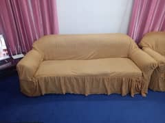 3,2,1 sofa set with cover