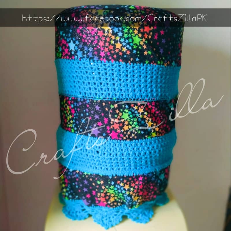 Handmade crochet dispenser bottle cover 11