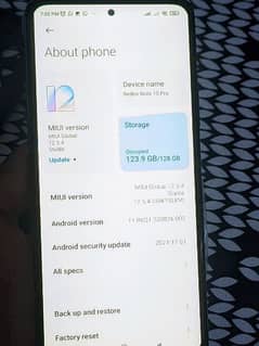 Redmi note 10 pro Pta Approved with complete Accessories