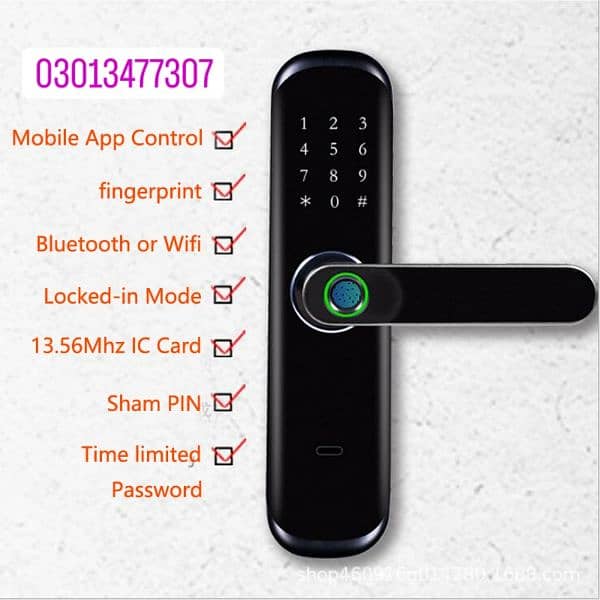 smart fingerprint door lock 0