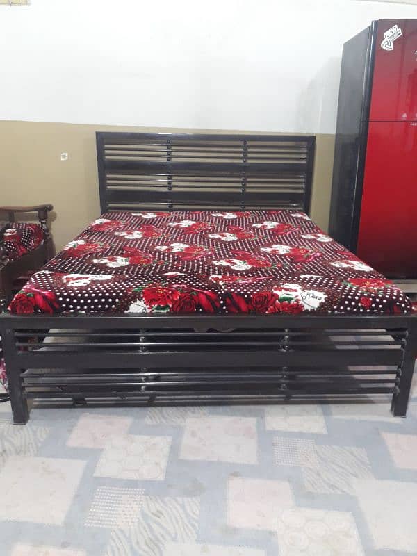 Rod Iron Bed (5×6) without Mattress 0