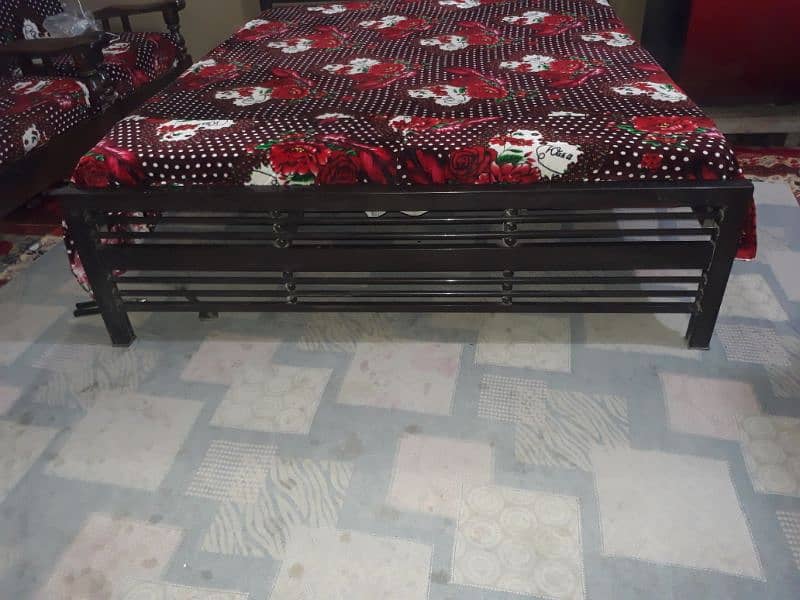 Rod Iron Bed (5×6) without Mattress 2