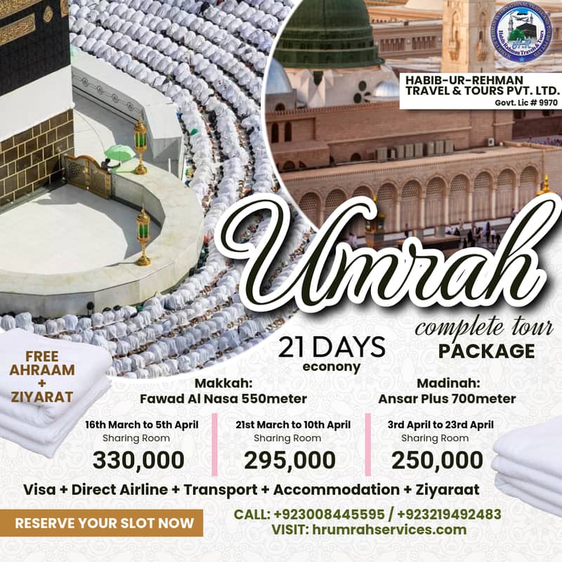 21 Days Umrah Package 0