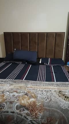 Modern king size bed with 5 lower & 2 sides supports |customized