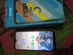 Tecno pop5 32 gp 2gp ram box or Mobil hai 100 parfect hai finger print