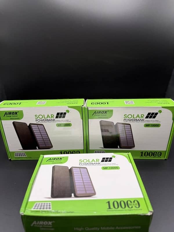 Compact Solar Power Bank 15.5 1 1