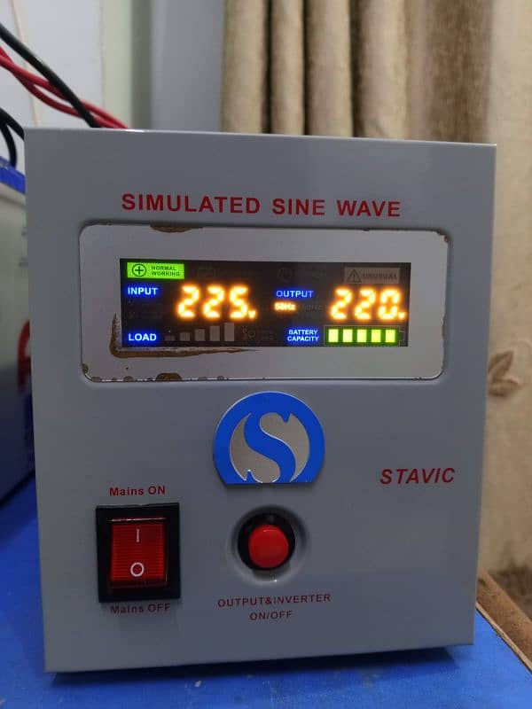 stavic 12 volt ups pure sine wave 4+4 0