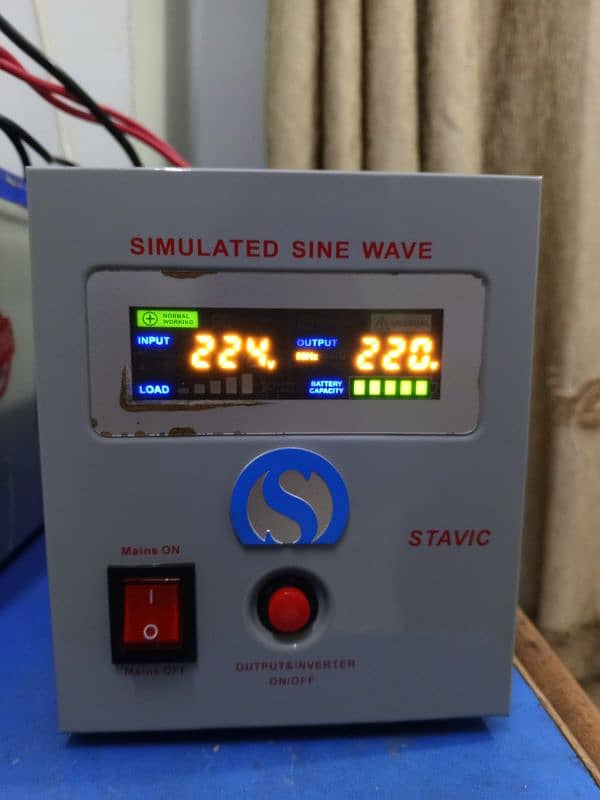 stavic 12 volt ups pure sine wave 4+4 2