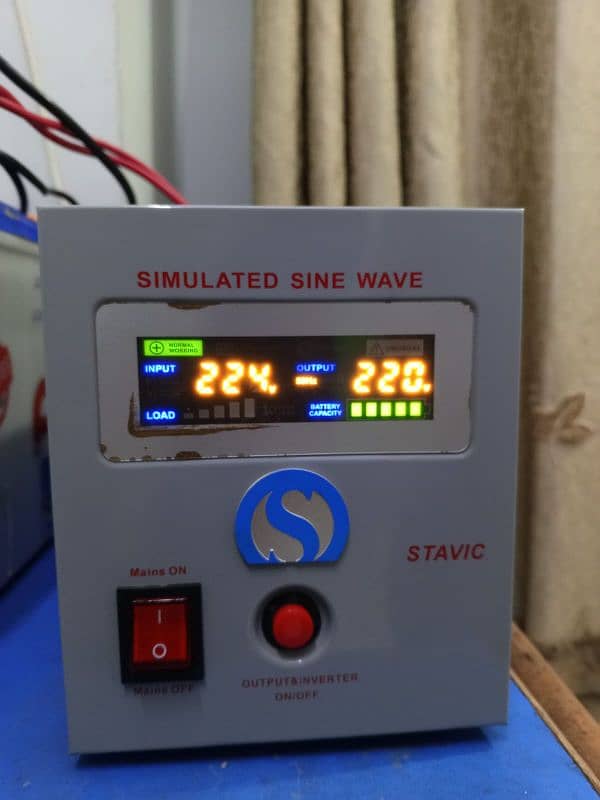 stavic 12 volt ups pure sine wave 4+4 4