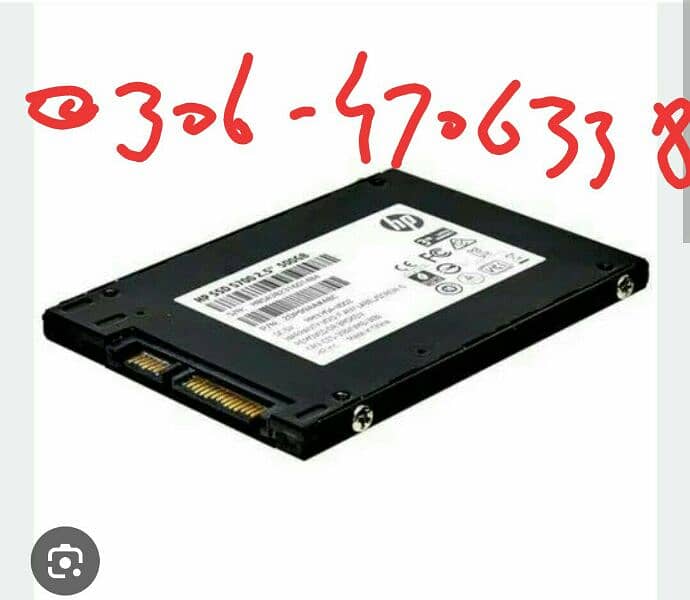 SSD hard disk 256gb 0