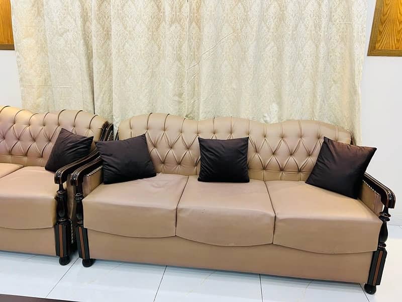 6-Seater Sofa Set for Sale – Excellent Condition 2