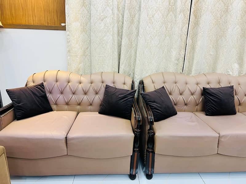 6-Seater Sofa Set for Sale – Excellent Condition 7