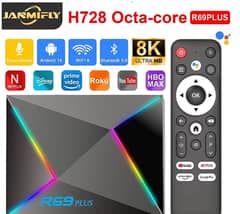 Original R69 PLUS Smart Android 14.0 Tv Box 4GB 32GB Allwinner H728