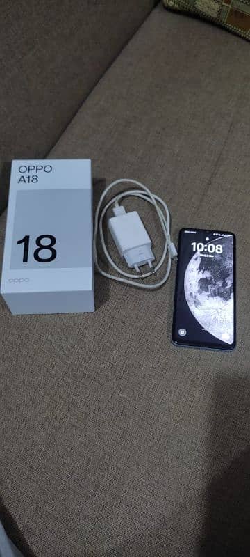 Oppo A18 4+4 gb ram 128 gb storage 5