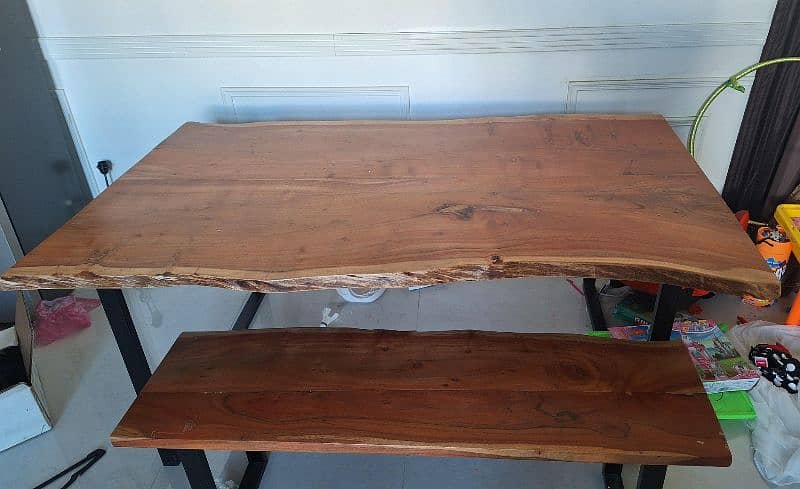 live edge dining table 0