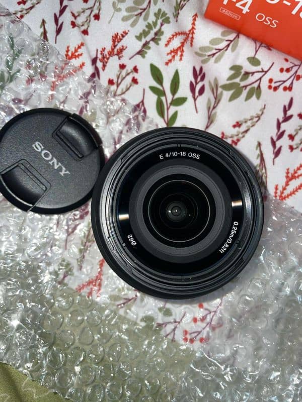 Sony E 10-18mm F4 OSS 6