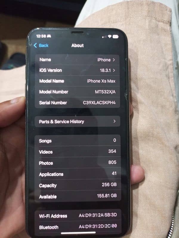 Iphone xs max 256 GB PTA Approved 4