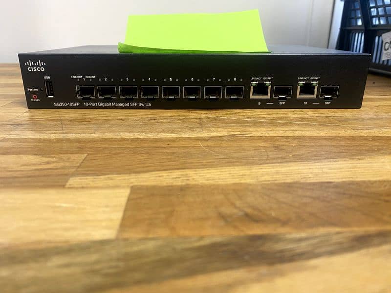 Cisco SG350-10SFP Switch Layer3 Gigabit All SFP 0