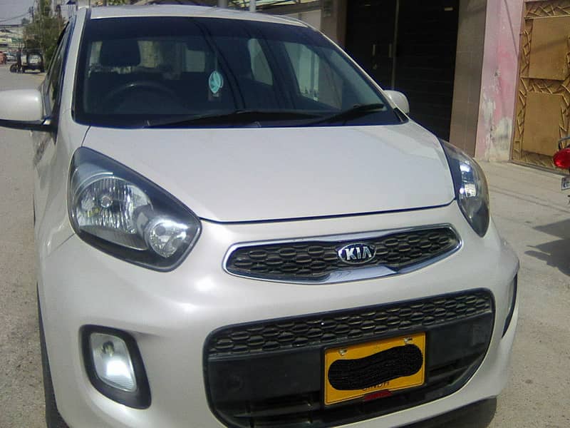 KIA PICANTO MODEL 2020 AUTOMATIC MILKY BEIGE COLOUR BEHTREEN CONDITIO 8