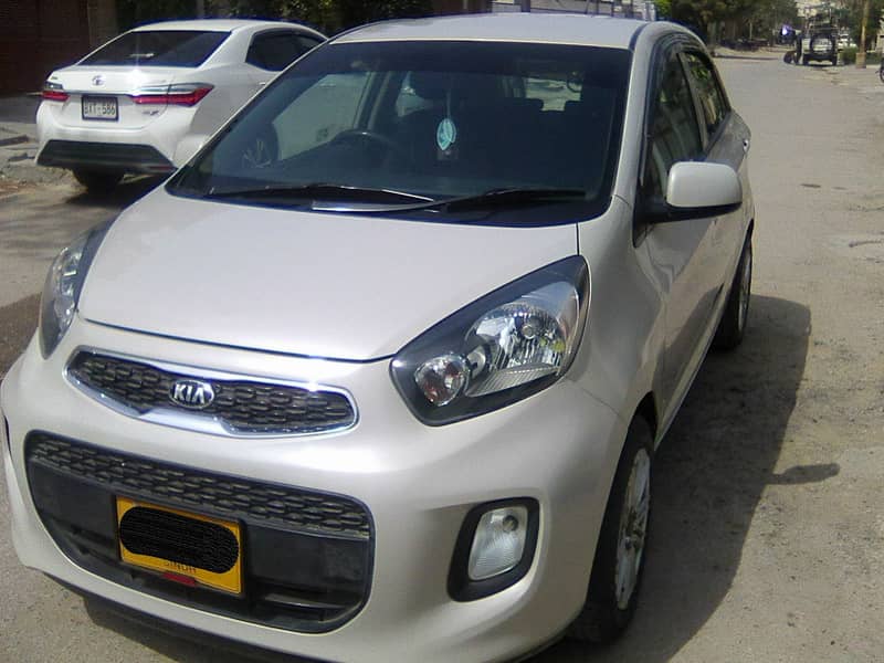 KIA PICANTO MODEL 2020 AUTOMATIC MILKY BEIGE COLOUR BEHTREEN CONDITIO 12