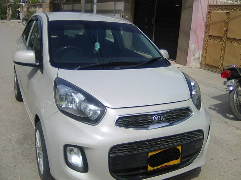 KIA PICANTO MODEL 2020 AUTOMATIC MILKY BEIGE COLOUR BEHTREEN CONDITIO 16