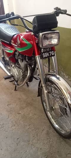 CG 125 13MODEL BIKE NI JAHAZ HA PURA