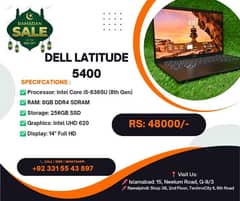 Dell Latitude 5400 - Intel Core i5 (8th Gen) | 8GB RAM | 256GB SSD