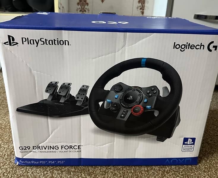 logitech g29 steering wheel pc, ps4, ps5 1