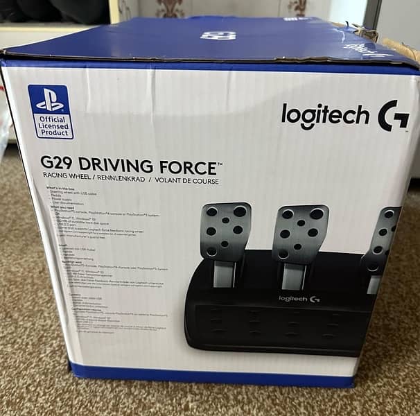 logitech g29 steering wheel pc, ps4, ps5 7