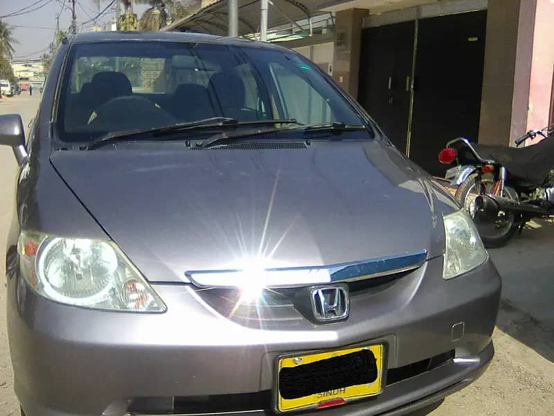 HONDA CITY VARIO 2004 AUTOMATIC STONE SILVER COLOUR BEHTREEN CONDITIO 8