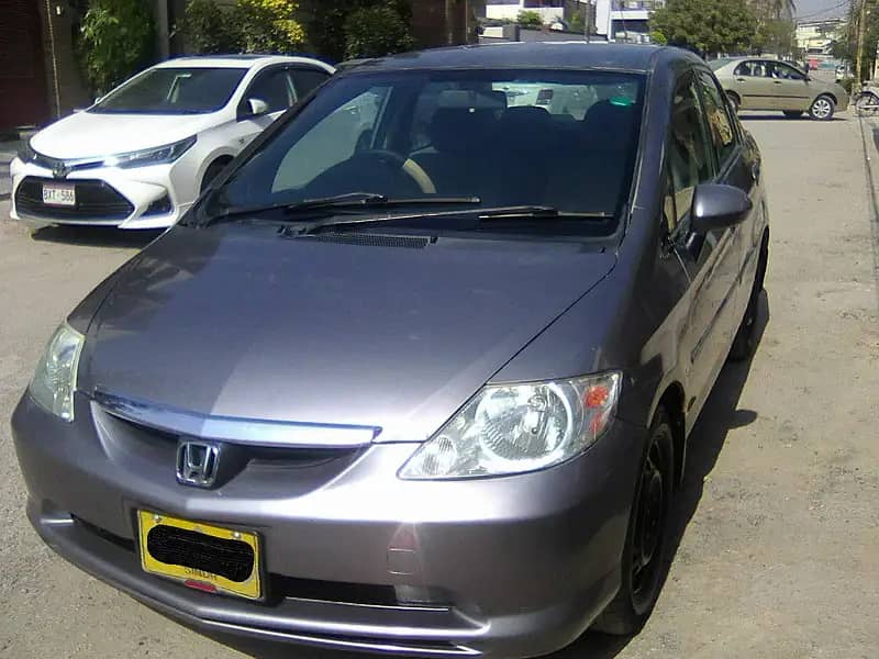 HONDA CITY VARIO 2004 AUTOMATIC STONE SILVER COLOUR BEHTREEN CONDITIO 12